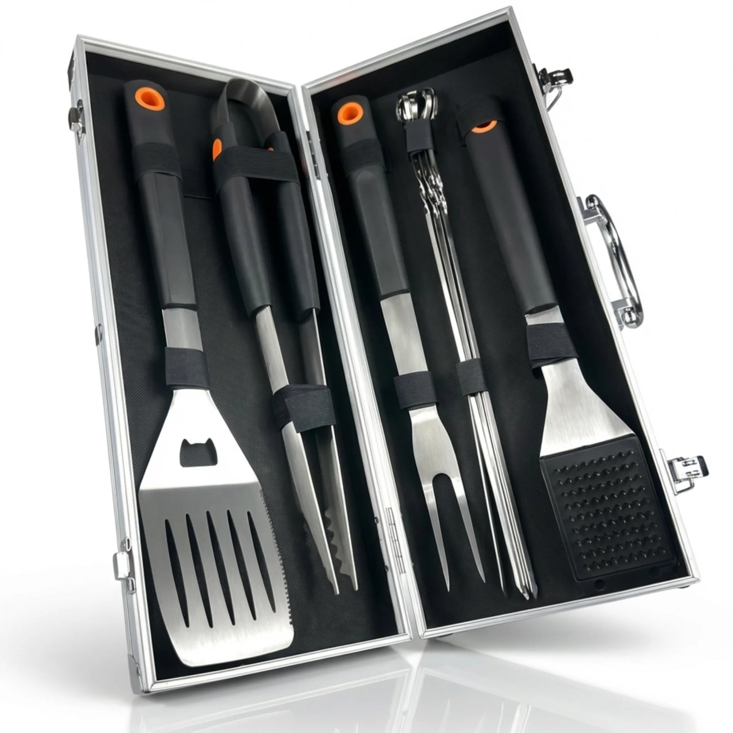 Grillkoffer aus Metall