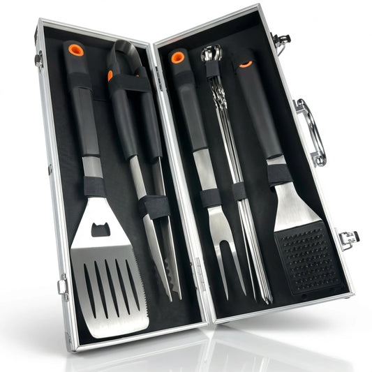 Grillkoffer aus Metall