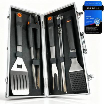 Grillkoffer aus Metall