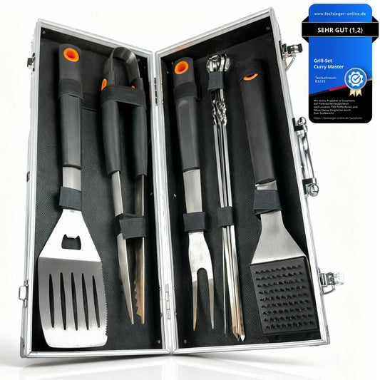 Grillkoffer aus Metall