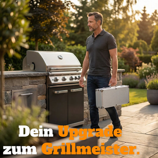 Grillkoffer aus Metall