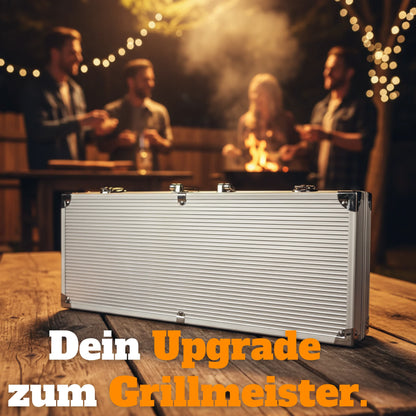 Grillkoffer aus Metall