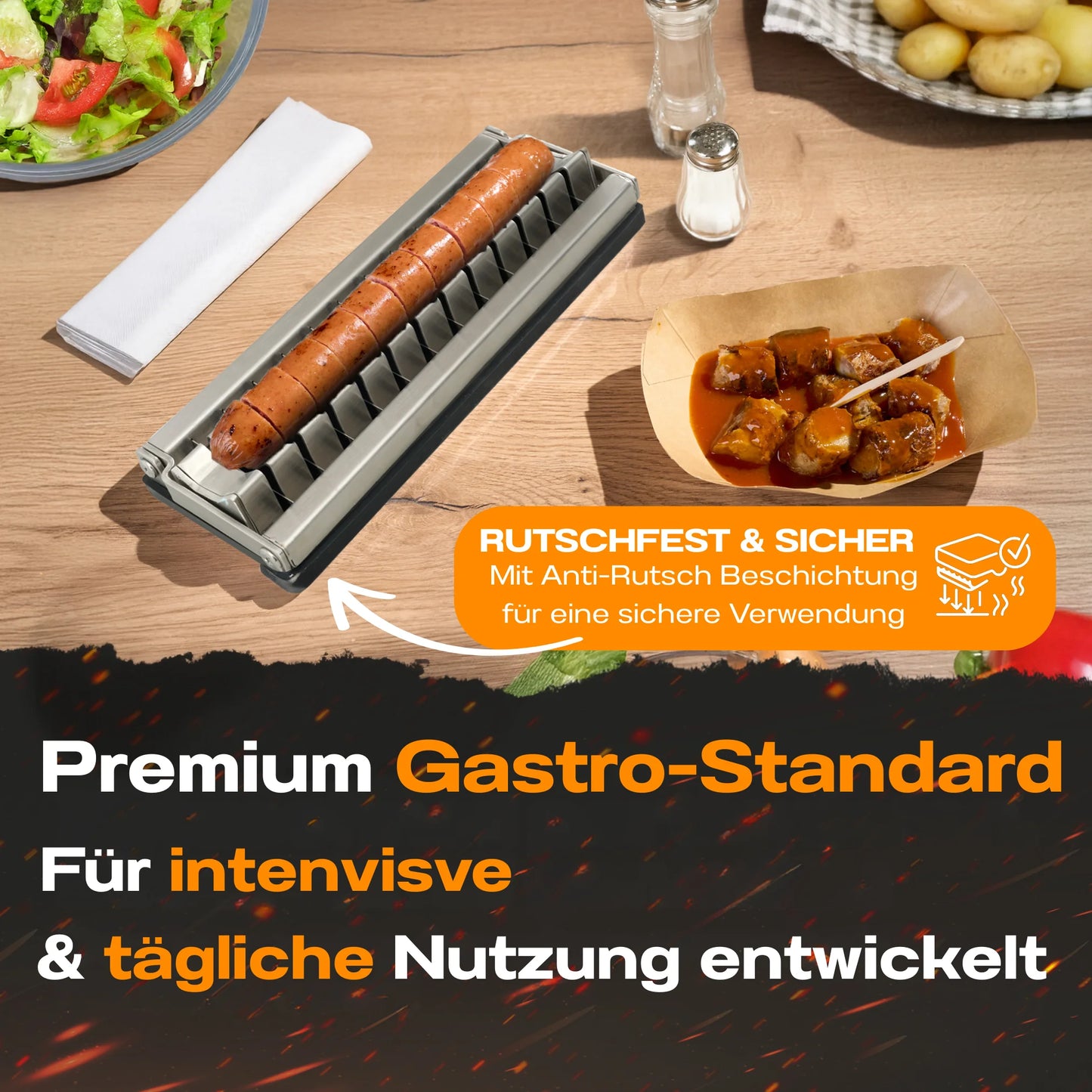 Premium Currywurstschneider