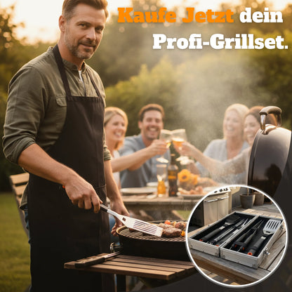 Grillkoffer aus Metall