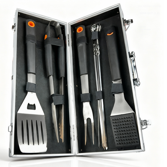 Grillkoffer aus Metall